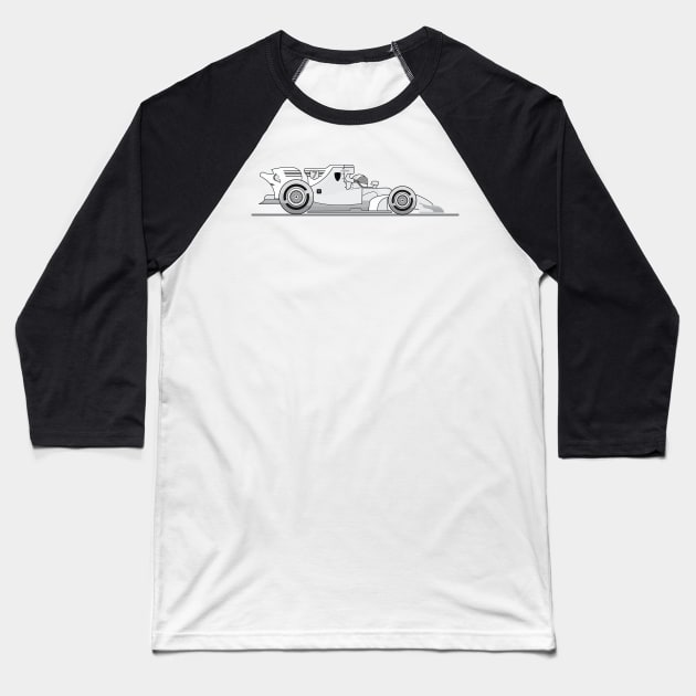 Race car, formula, race, car Baseball T-Shirt by IDesign23